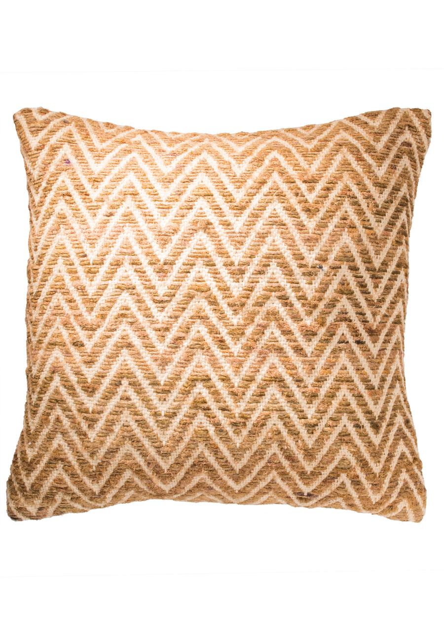 Coast-Kissed Geo Cushion