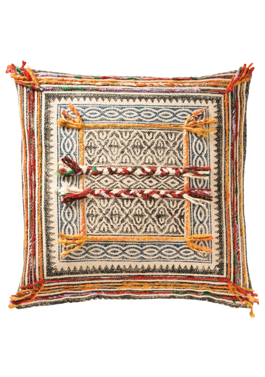 Stitched Tribal Cushion