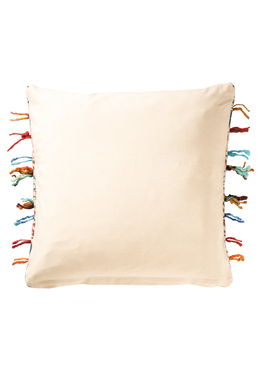 Threaded Tribal Cushion