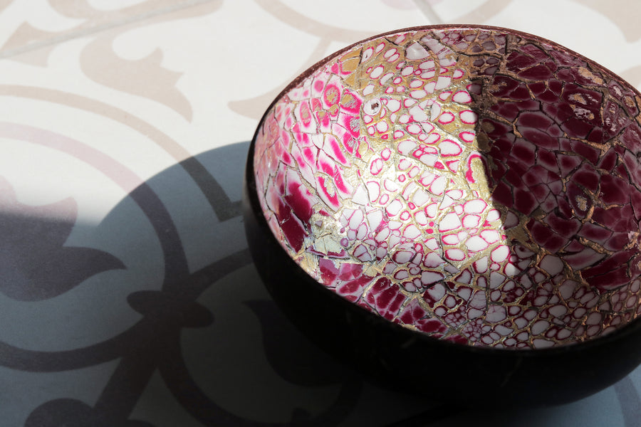 Pink Coconut Eggshell Bowl