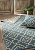 large bohemian rug teal blue