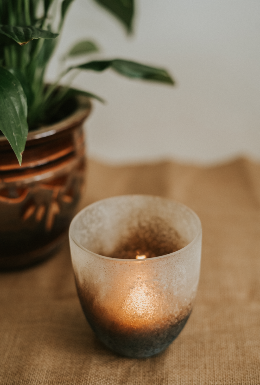 Ombre Round Tealight Holder