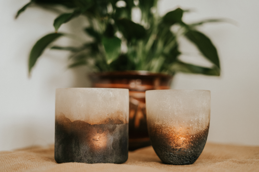 Ombre Round Tealight Holder